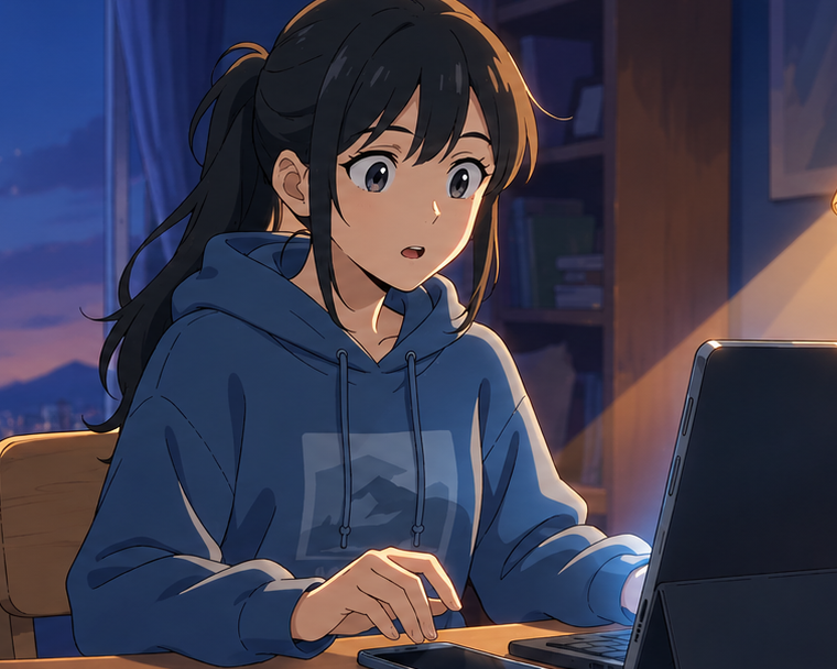 看板娘すず